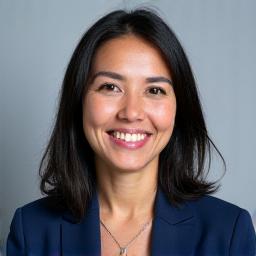 Retrato profesional de Sofía Martínez, co-fundadora y CTO de Delfín Drive
